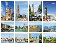 City postcards - set with 12 city motif postcards (set nr. 41)