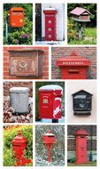 Mailbox postcards set | 11 postcards with mailbox motif (no. 067)