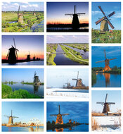 Kinderdijk Postcards