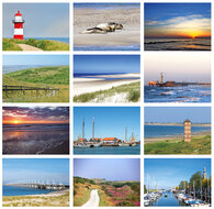 Postcard set - Beach and sea - 12 postcards in a set (nr. 29)