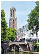 City postcards - set with 12 city motif postcards (set nr. 41)