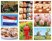 Typical Dutch postcards - set with 8 Dutch postcards (no. 77)