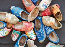 clogs postcards- set with 9 clog postcards (no. 078)
