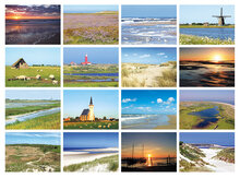 Texel postcards - set with 16 postcards with Texel motif (no. 094)