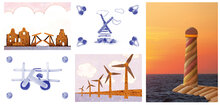 Nivoka postcard set Nivoka postcard set