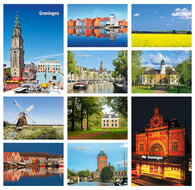 Postcard set Groningen - 10 postcards with Groningen motif (no. 27)