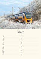 Birthday calendar trains