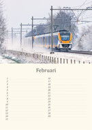 Birthday calendar trains