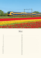 Birthday calendar trains