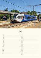 Birthday calendar trains