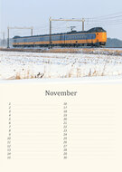 Birthday calendar trains