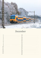 Birthday calendar trains