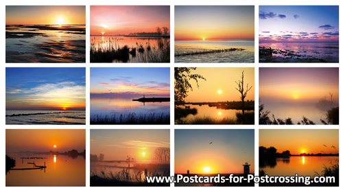 Postcards Postkartenbuch Sonnenuntergänge Sunsets 30 Postkarten NEU 
