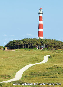 lighthouse Bornrif postcard 