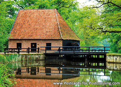 Ambt-Delden watermill postcard