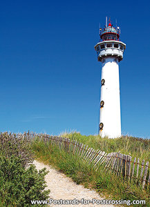 Egmond aan Zee - lighthouse postcard