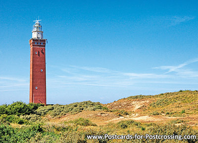 Lighthouse Westhoofd postcard