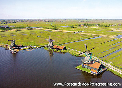 Zaanse Schans - Zaandam postcard