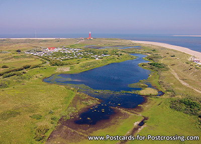 Texel - lighthouse postcard