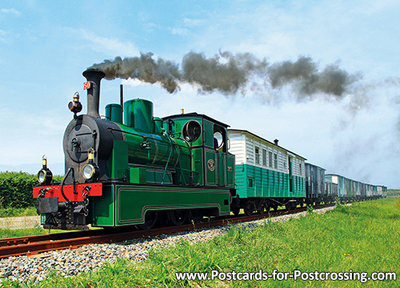 Steamlocomotive RTM 50 postcard