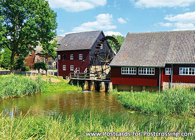 Opwettense watermill postcard