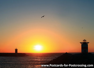 Scheveningen - sunsete postcard