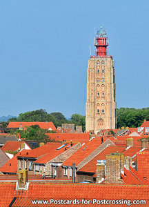 Lighthouse 't Hoge Licht postcard