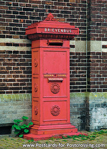 Mailbox of Medemblik postcard