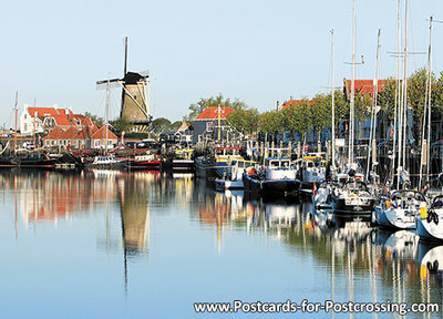 Postcard mill the Haas in Zierikzee