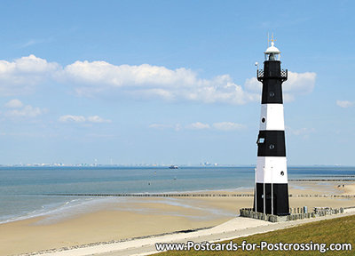 Postcard lighthouse Breskens 