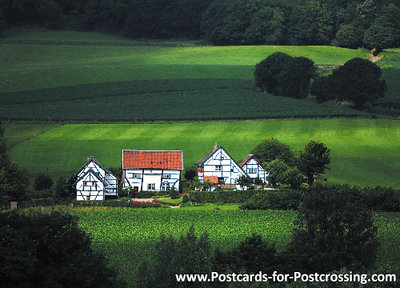 Postcard Limburgse Vakwerkhuizen