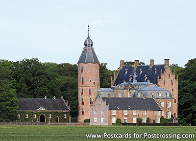 Postcard castle Rechteren in Dalfsen