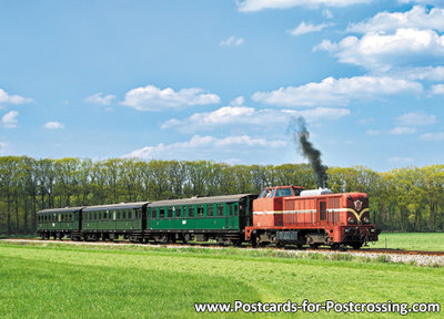 Postcard Diesel-electric locomotive NS 2530