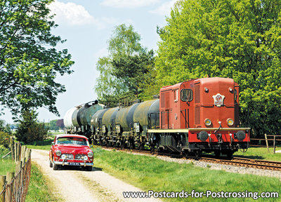 Diesel-electric locomotive NS 2459 postcard