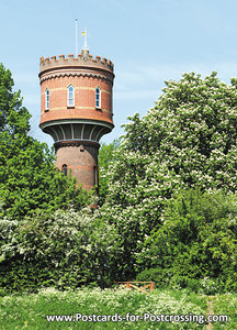 Postcard water tower Zaltbommel
