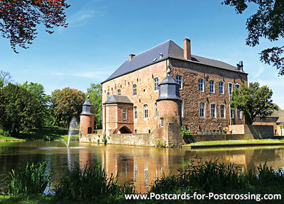 Postcard castle Erenstein in Kerkrade