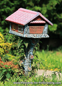 Postcard mailbox cottage