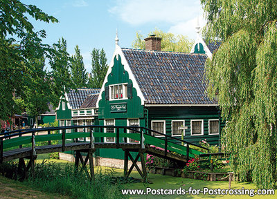 Postcard Zaanse Schans in Zaandam