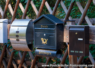 Mailboxes postcard