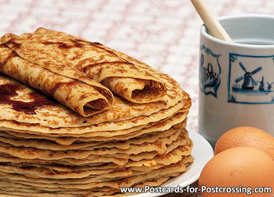 Pancakes postcard