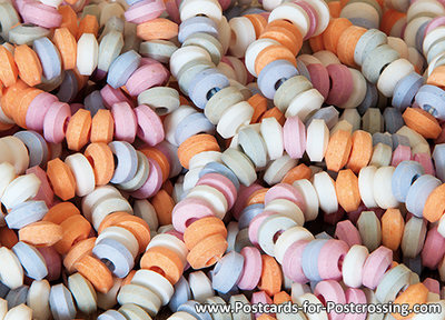 Candy chains postcard