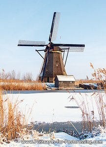 Mill at Kinderdijk postcard