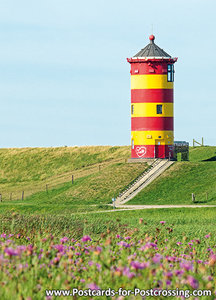 Lighthouse Pilsum postcard