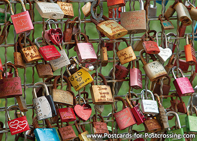 Love locker postcard