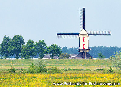 Standerdmolen Batenburg postcard