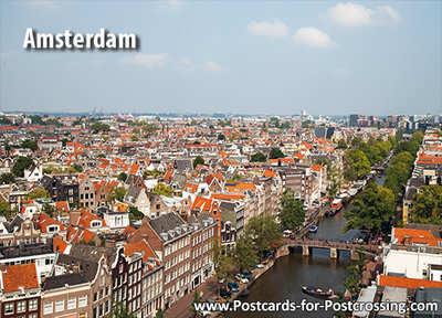Amsterdam postcard - Prinsengracht