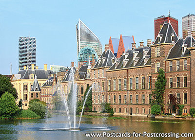 Postcard  The Hague - Hofvijver en het Torentje