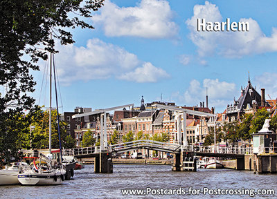 Postcard Haarlem - Gravestenenbrug