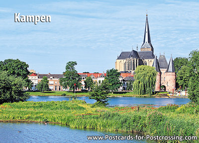 Postcard Koornmarktspoort in Kampen