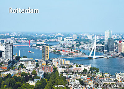 Postcard Rotterdam Skyline